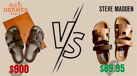 mens hermes sandal dupe|hermes sandals vs steve madden.